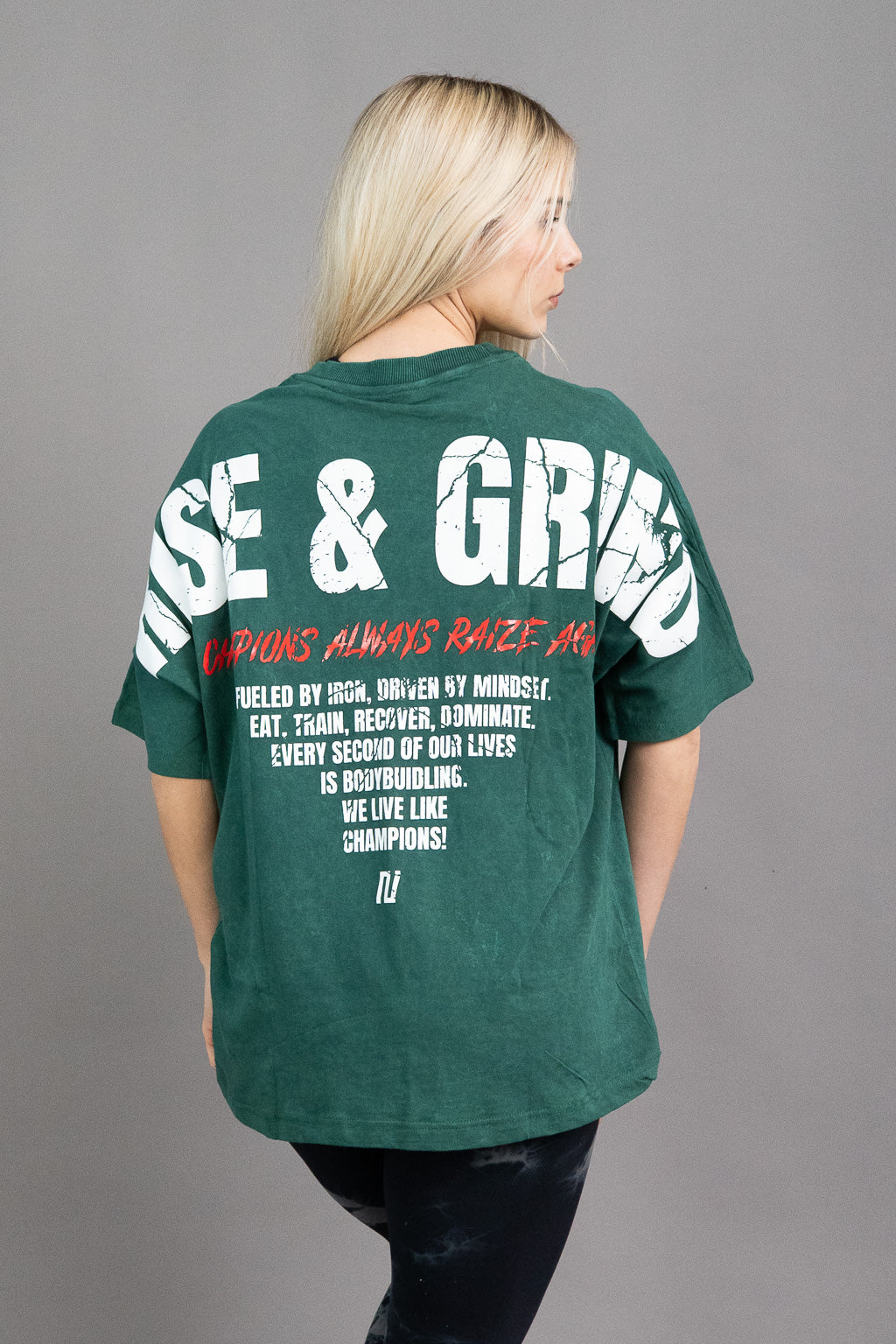 Rise & Grind Oversize Shirt Frauen