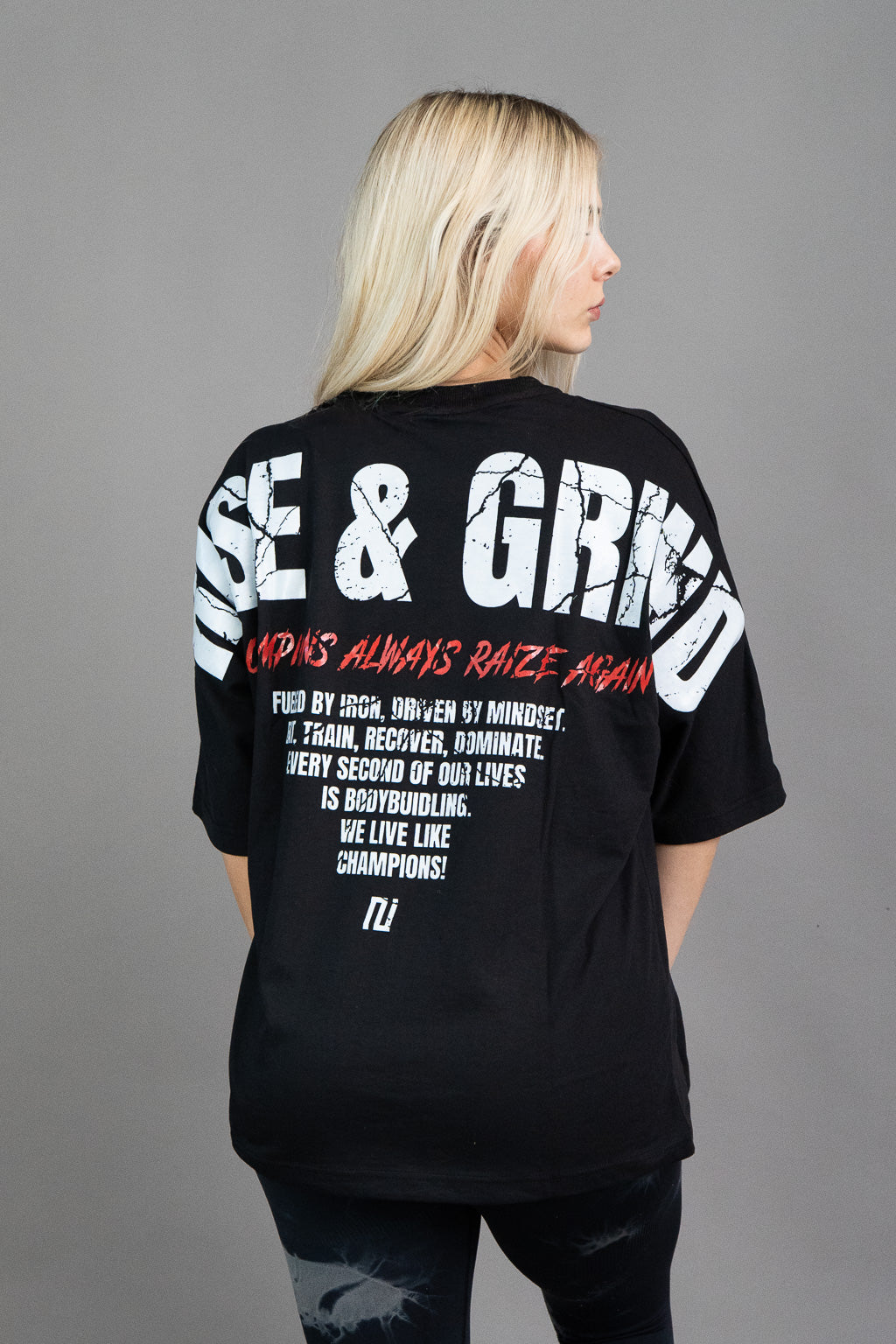 Rise & Grind Oversize Shirt Frauen