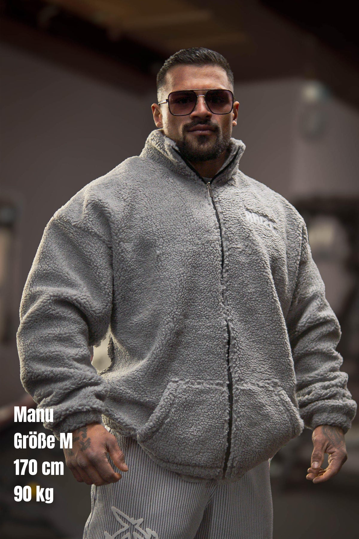 Bodybuilding Crew Teddy ZIP-Hoodie